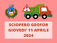 SCIOPERO GEOFOR - GIOVEDI' 11 APRILE 2024
